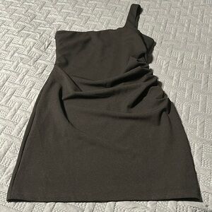 Lena One-Shoulder Little Black Dress, Well Made, NWOT’s, Size Medium